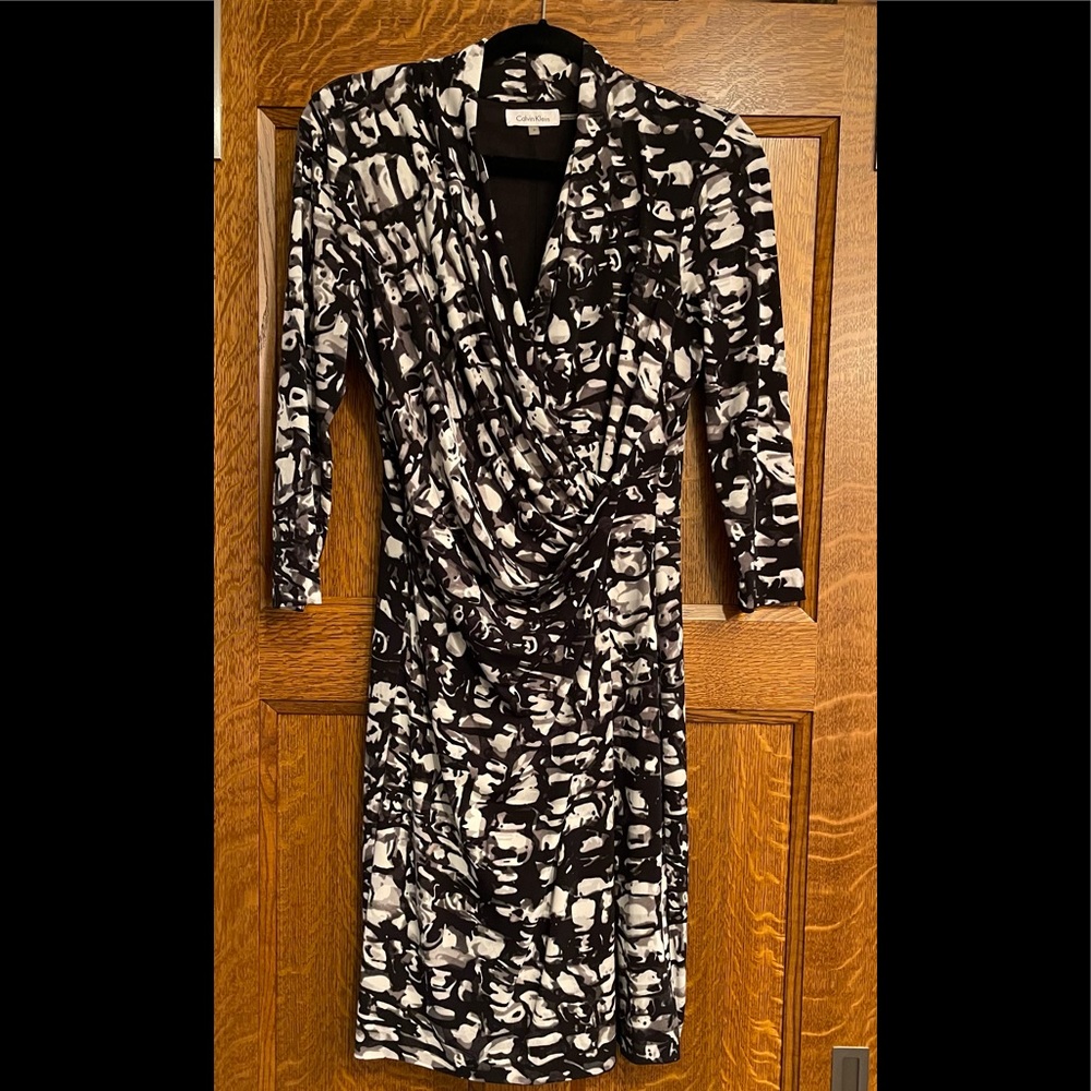 Calvin Klein wrap dress